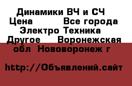 	 Динамики ВЧ и СЧ › Цена ­ 500 - Все города Электро-Техника » Другое   . Воронежская обл.,Нововоронеж г.